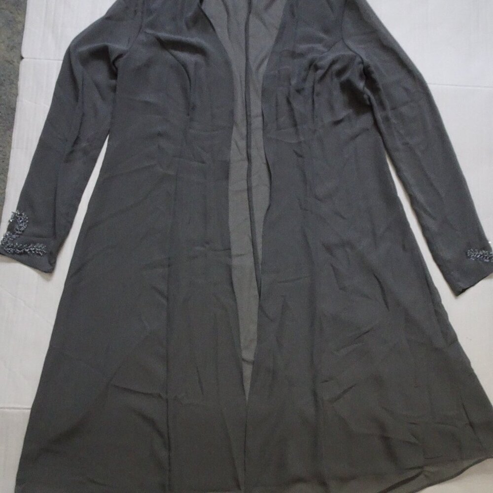 Mother of The Bride - Aesido - Women's 3 Pieces Pant Suit - Chiffon Sze 8 - Grey